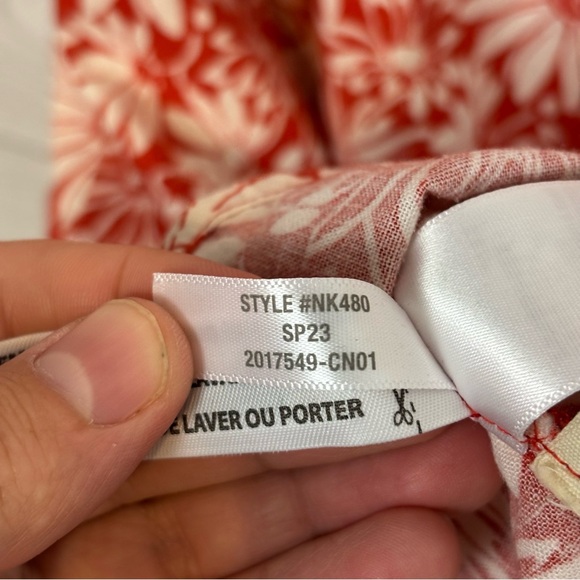 Madewell Margie Mini Dress Abstract Floral Size 12 - Picture 11 of 11